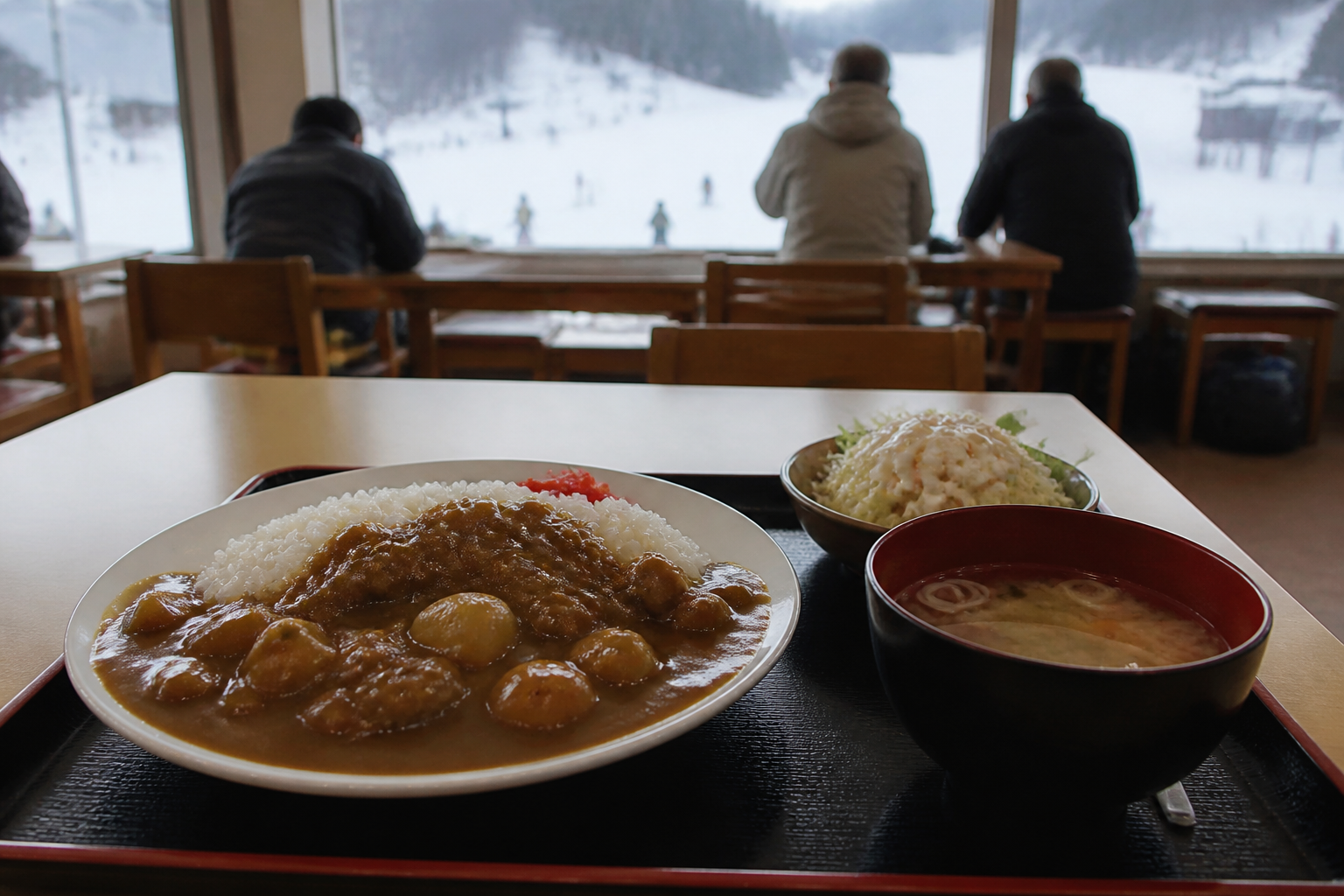 町営ヒュッテのラーメン