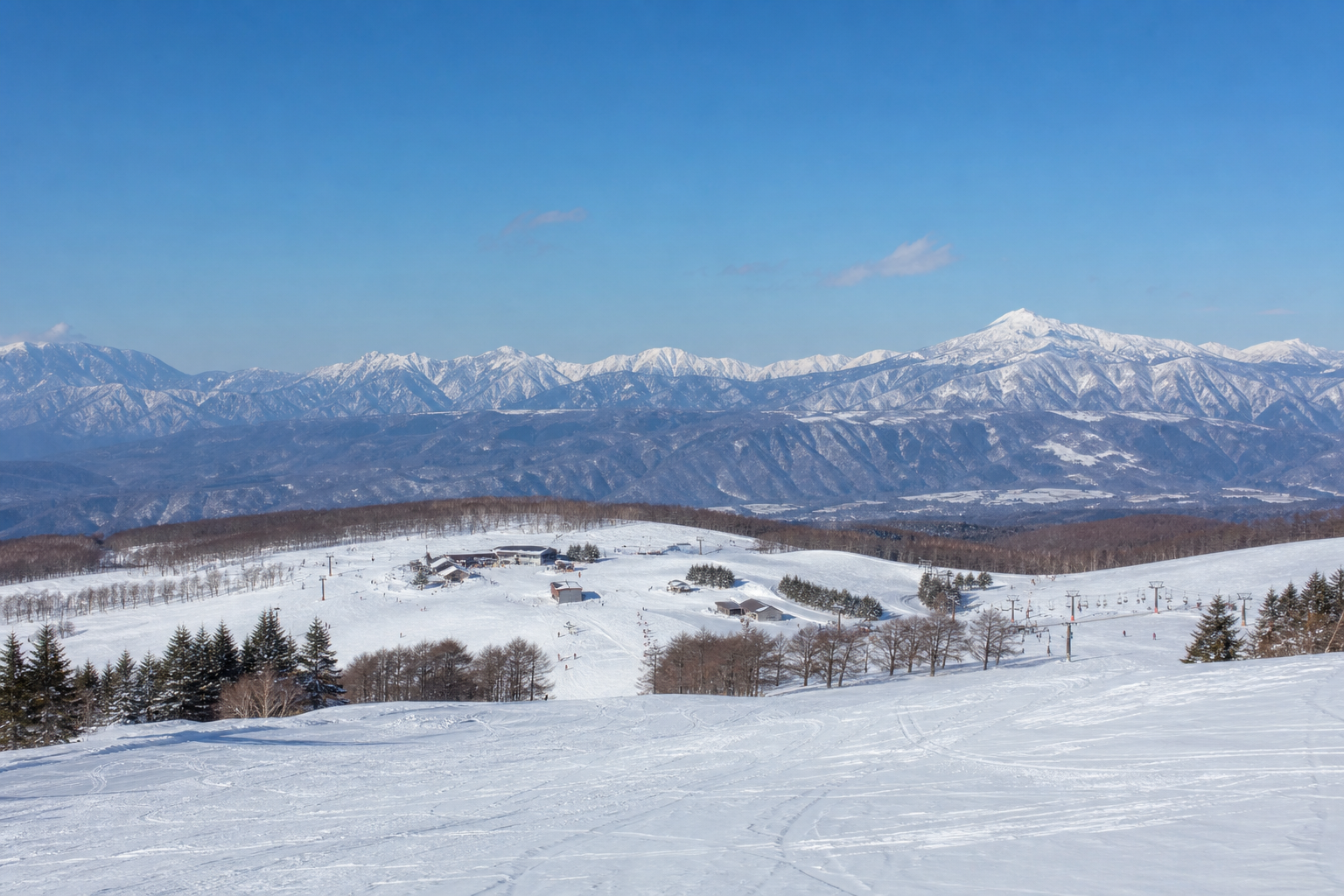 霧ヶ峰高原のパノラマ