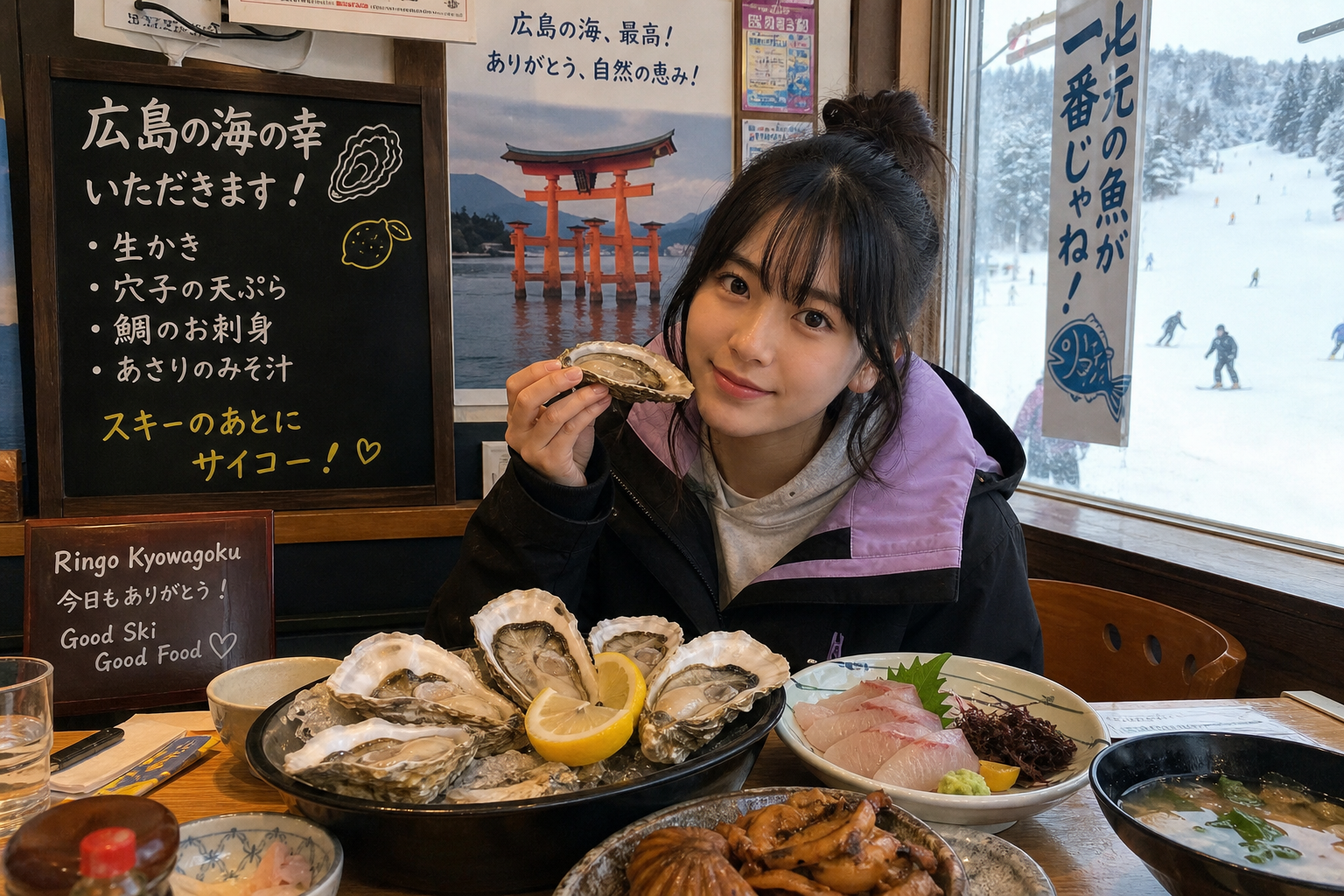 湧別のホタテ料理——お食事処リボン等の絶品シーフード
