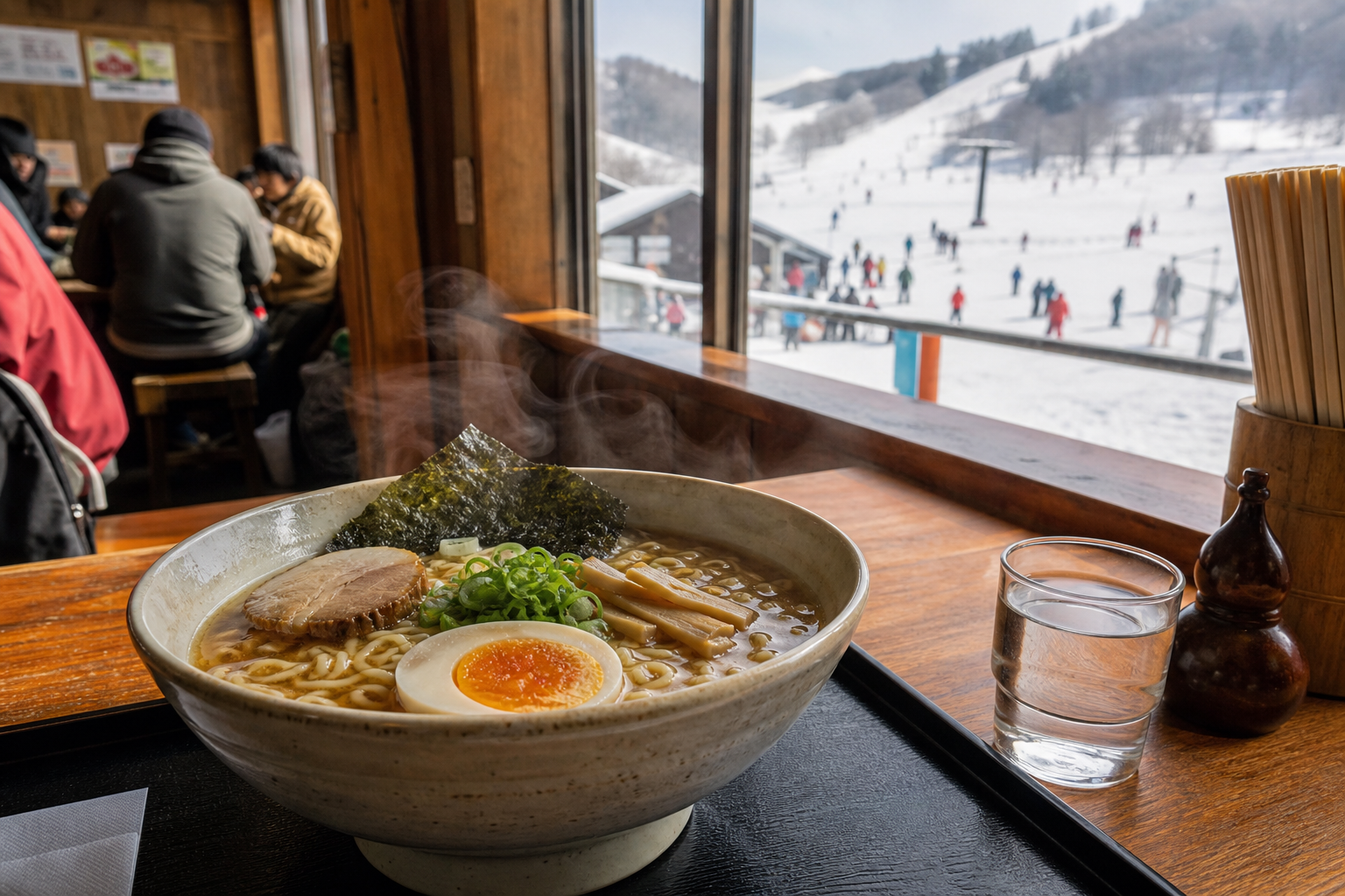 町営ヒュッテのラーメン