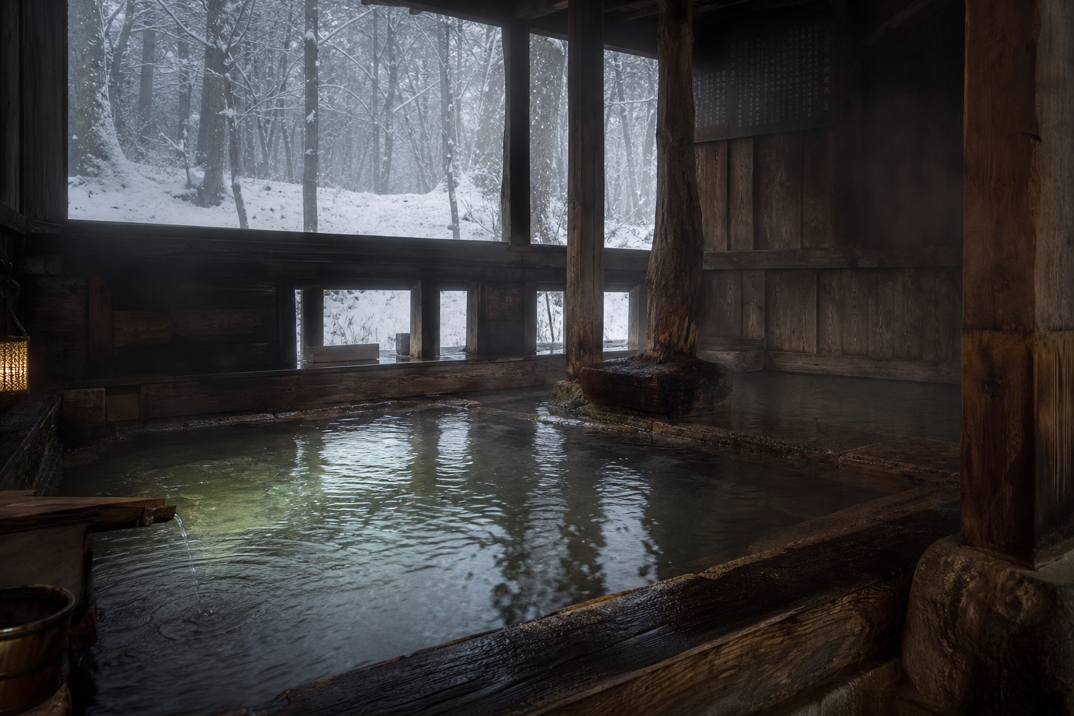 蔦温泉旅館の森の湯